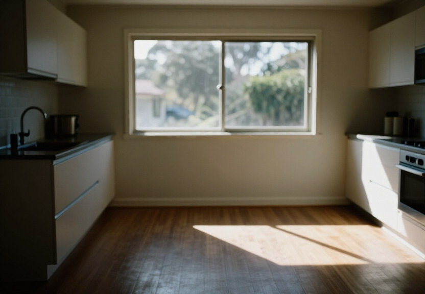 Garage free of spider webs and pests after end of lease service